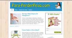 Desktop Screenshot of para-perderpeso.com